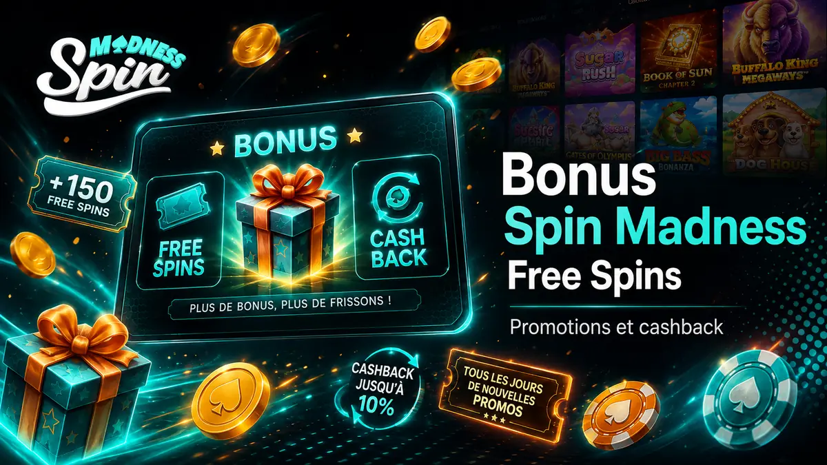 Spin Madness Casino 20 free spins